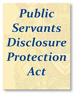 Public Servants Disclosure Protection Act